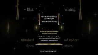 Elizabeth & Robert Browning (Victorian Literature)