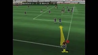 FIFA 99 - Gameplay (PS1) Man United x Bayern Munchen