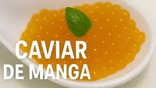 Caviar de Manga Vegano com Esferifica&ccedil;&atilde;o &ndash; Surpreenda com Cozinha Molecular!