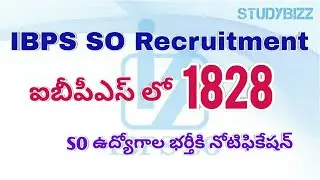 IBPS SO Recruitment 2021 | IBPS SO Recruitment 2021-22 | IBPS SO Recruitment in telugu |Notification