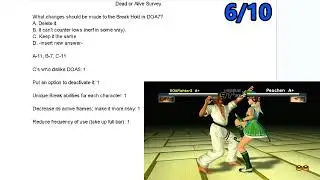 RESULTS: DOA7 game designer asked DOA6 players to vote on a poll regarding the Break Hold #DOA6