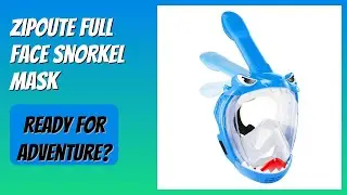 REVIEW (2026): Zipoute Full Face Snorkel Mask. Features