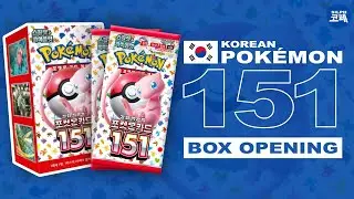 opening KOREAN Pokémon 151!