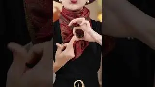 Stylish ways to tie a silk scarf #fashion