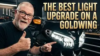 Honda Goldwing LED Headlight Unit Fitting and Air Filter Change