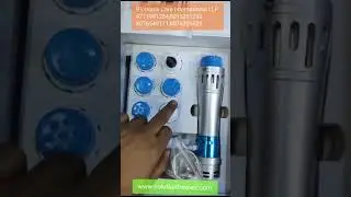 Biotronix Shockwave Therapy Machine Portable Digital Touch Screen Display for Physiotherapy and ED