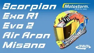 Scorpion Exo R1 Evo 2 Air Aron Misano