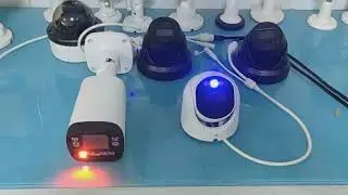 Active Deterrence Red Blue Flashing Light  Siren Works Two way Audio AI Detection Network Camera