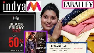 INDYA Sale ETHNIC KURTA HAUL | Myntra Haul | Wedding Wear Designer Kurta Dresses,Lehangas,Crop Tops