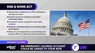 How the Rise & Shine Act will provide emergency savings accounts for workers