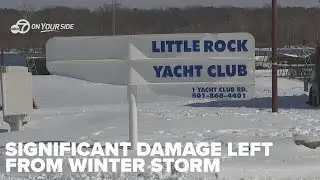 Rescue operation at Little Rock Yacht Club saves six after docks collapse from ice weight