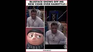 Blueface shows off his new hair style