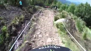 Ratboy Helmet cam Fort William World Cup race run