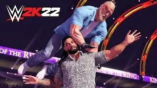 Roman Reigns VS. Brock Lesnar | Blood Bath Match | WWE 2k22