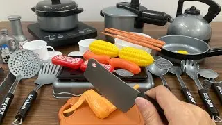 [ASMR] 5 Minutes Satisfying With Unboxing Kitchen Playset | 🍲🍜Review ASMR #unboxing 