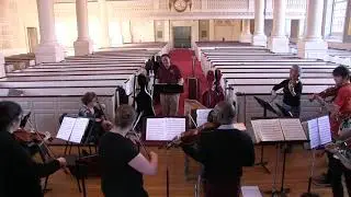 The Harvard Baroque Chamber Orchestra and Benjamin P. Wenzelberg rehearse Porpora