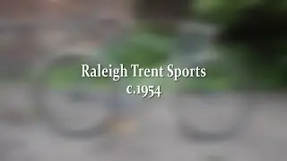 1954 Raleigh Trent Sports - Barn Find - Vintage Bicycle Collection