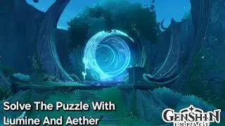 Solve puzzle together with Lumine! 🧩✨ #Puzzle #GenshinImpact #Lumine