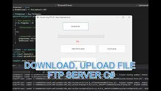 [TUTORIAL] SIMPLE FTP DOWNLOAD UPLOAD FILE WITH PROGRESS C# | LAPTRINHVB.NET
