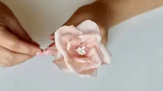 Simple Wafer Paper Rose Tutorial | Step by Step