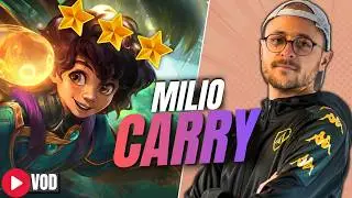 Milio 3 Carry with a full synergy board! | SET 16