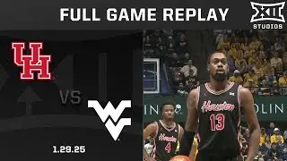 Houston vs. West Virginia (1.29.25) Full Game Replay | 2024-25 Big 12 Men's Basketball