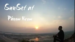 AMANZING SUNSET AT PHMOM KROM SIEM REAP CAMBODIA