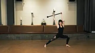 Open Hip Floor Work with Steel Mace Vinyasa
