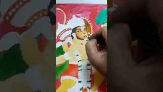 Bajrangbali Drawing easy full video | Ram Navami Drawing | hanuman ji drawing