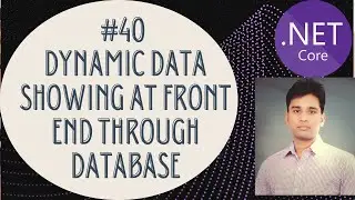 Dynamic list show in Front end Code First Approach |Asp.Net Core 3.1 Tutorials in hindi