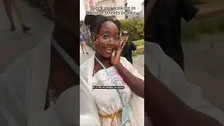 black girl walking in Chinese streets #shorts #foryou #babyqueen #viral #blackinchina