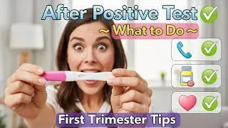 What to Do After a Positive Pregnancy Test | First Trimester Tips & To-Do List