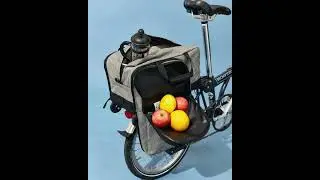 Vincita Nash Brompton Rear Rack Bag with Expandable Storage Compartments