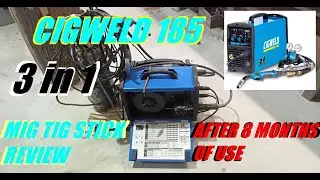 ОБЗОР МАШИНЫ CIGWELD 185 MIG TIG СВАРОЧНОЙ СВАРКИ ПОСЛЕ 8 МЕСЯЦЕВ