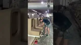 Factory tour ~ 1st step after casting. #bathroom #buildingmaterial #sanitary #ceramic #factory