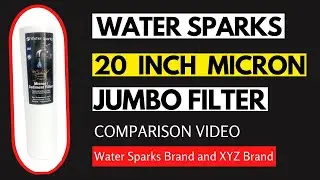 Water Sparks&reg; 20 inch Jumbo Filter for Whole House Filter | Sediment Remover