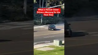 When a Hellcat Owner Drives a Mustang for the First Time! #hellcat #mustang