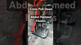 Cross Pull Down Plate Loaded  #shortvideo #gym #shorts