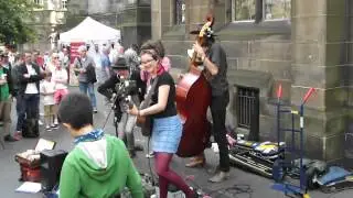 Perch Creek Family Jugband happy and bright performance within Edinburgh Fringe Tattoo 2012.