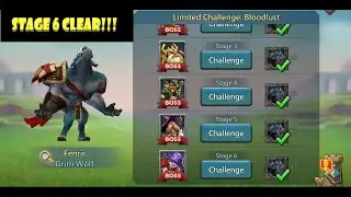 Lords Mobile - Fenrir Limited Challenge Stages 6