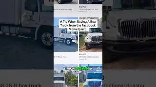 A quick tip when buying a used Box Truck from the Facebook Marketplace 🚚💨