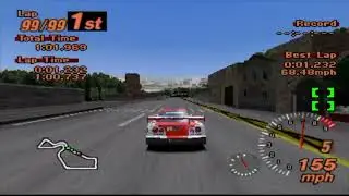123 - A quick lap in Rome - Gran Turismo 2 - ePSXe - Cheat Play