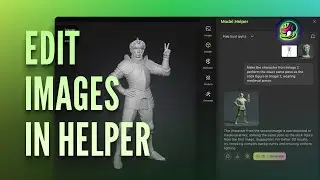 Meshy Tips: AI Image Editing in Chat!  Prompt Helper Gets Smarter 🤯
