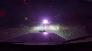 Quick night run at Stoddard Wells with a Jeep and some utv's