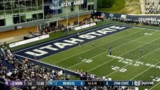 HIGHLIGHTS: Utah State's 48-7 win over McNeese