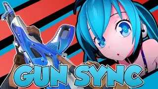 VALORANT Gun Sync Anamanaguchi - Miku (Slappy & Kotori Remix) [1440p 60 fps]