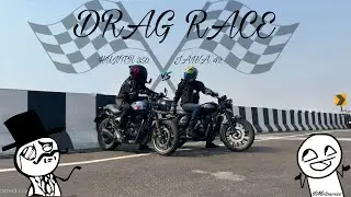 JAWA 42 VS HUNTER350 | DRAG RACE 😏