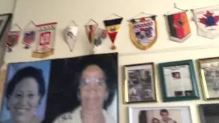 Legendary Trainer Hector Roca shows off Memorabilia