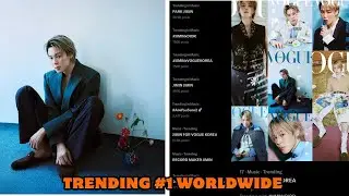 #JIMINxVOGUEKOREA Trends #1 Worldwide After Jimin&rsquo;s Vogue Korea Cover