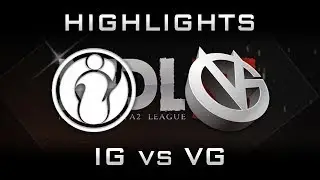 IG vs VG Elimination MDL 2017 Highlights Dota 2
